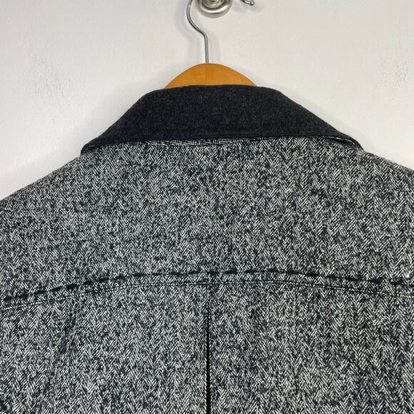 Cabi Wool Tweed Equestrian Fox Hunt Riding Jacket Blazer Black Herringbone 8 629 - Picture 10 of 13
